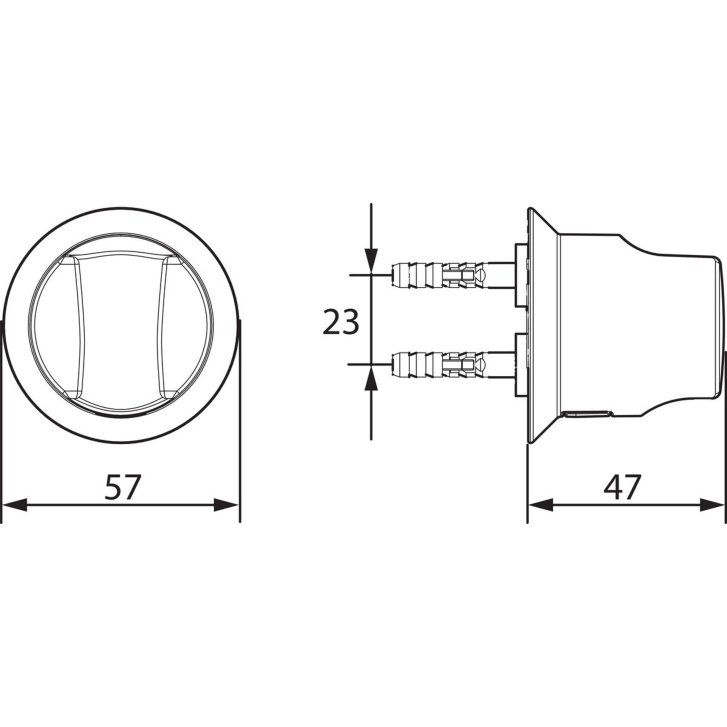 Hansa - Držiak sprchy, chróm 04430100