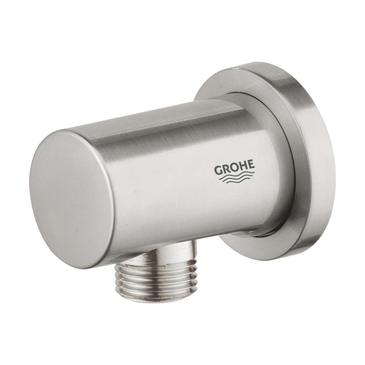 Grohe Rainshower - Nástenné kolienko, supersteel 27057DC0