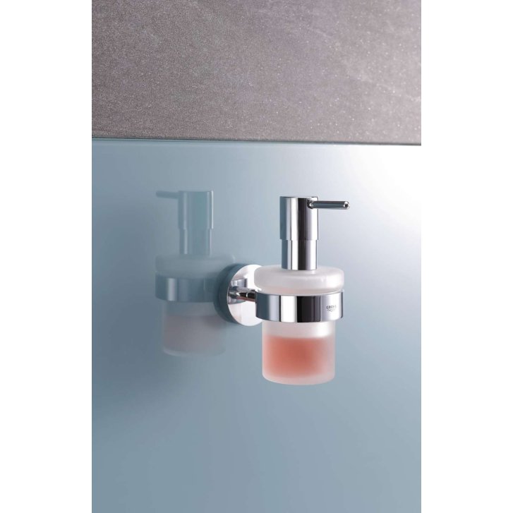 Grohe Essentials - Dávkovač tekutého mydla s držiakom, chróm 40448001