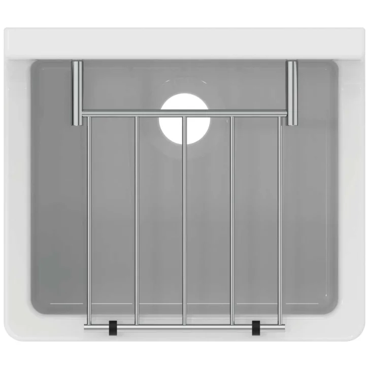 Ideal Standard - Výlevka 46x38 cm, vrátane mriežky, biela/chróm S593901