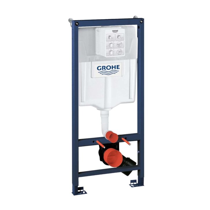Grohe Rapid SL - Set predstenovej inštalácie, klozetu, dosky SoftClose a tlačidla Skate Cosmopolitan, Triple Vortex, Moon White SANI11BB3123