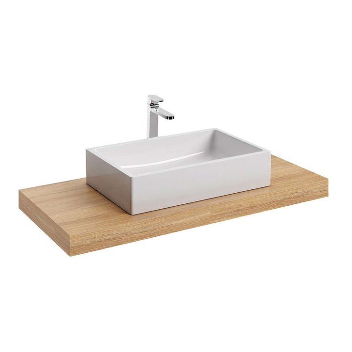 Ravak Moon/Formy - Deska pod umyvadlo I, 800 x 550 x 70 mm - barva dub X000000842