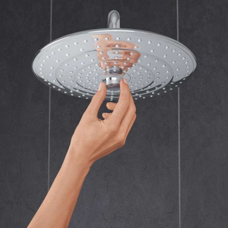 Grohe Euphoria SmartControl - Hlavová sprcha 260, 3 prúdy, sprchové rameno 38 cm, chróm 26458000