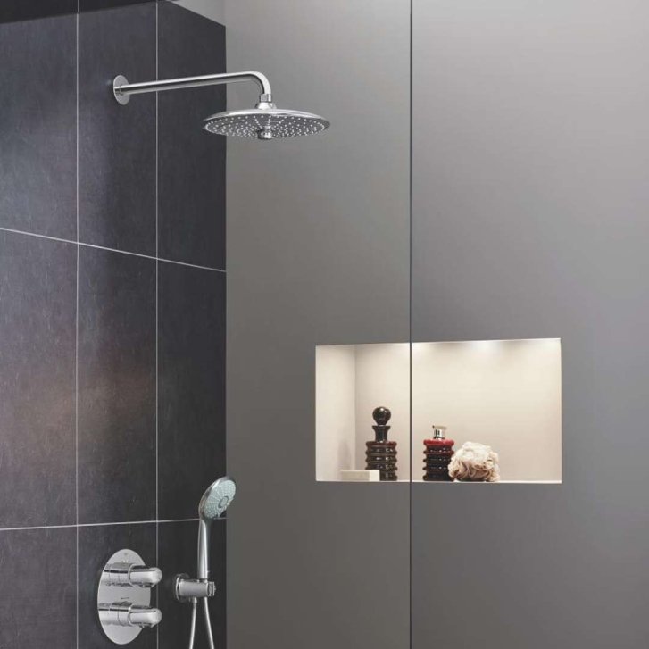 Grohe Euphoria SmartControl - Hlavová sprcha 260, 3 prúdy, sprchové rameno 38 cm, chróm 26458000