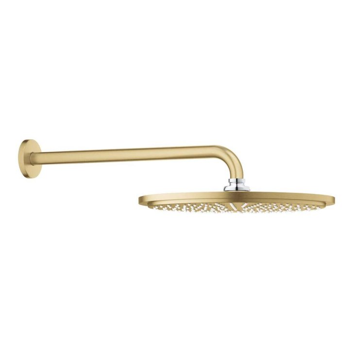 Grohe Rainshower Cosmopolitan - Hlavová sprcha Cosmopolitan 310 s ramenom 38 cm, 1 prúd, kefovaný Cool Sunrise 26066GN0
