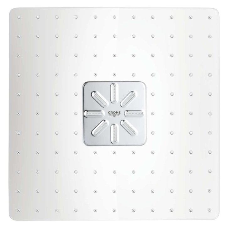 Grohe Rainshower SmartActive Cube - Hlavová sprcha 310, sprchové rameno 43 cm, 2 prúdy, mesačná biela 26479LS0