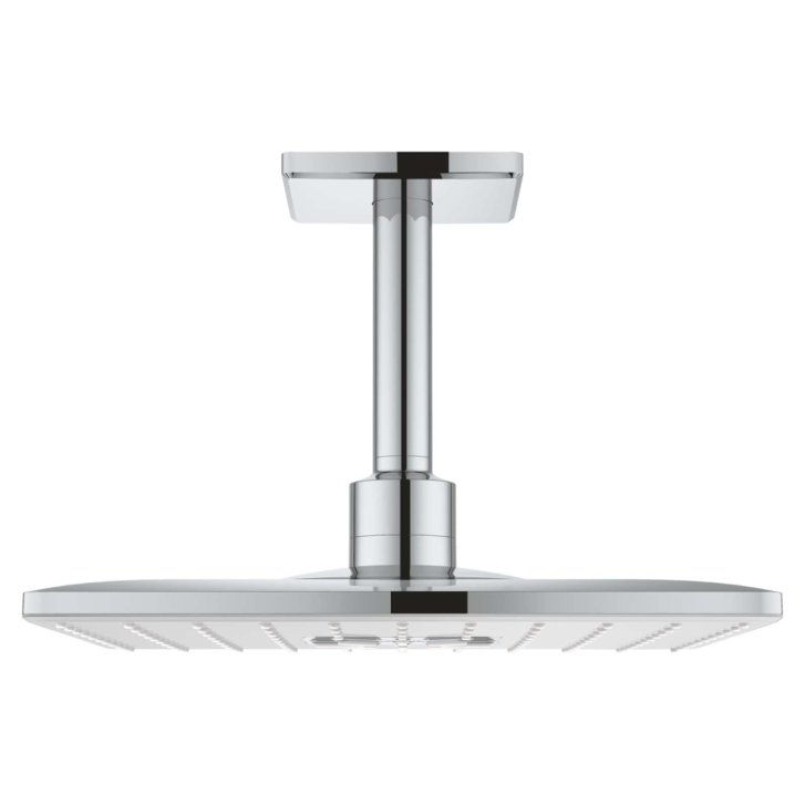 Grohe Rainshower SmartActive Cube - Hlavová sprcha 310, sprchové rameno 14 cm, 2 prúdy, mesačná biela 26481LS0