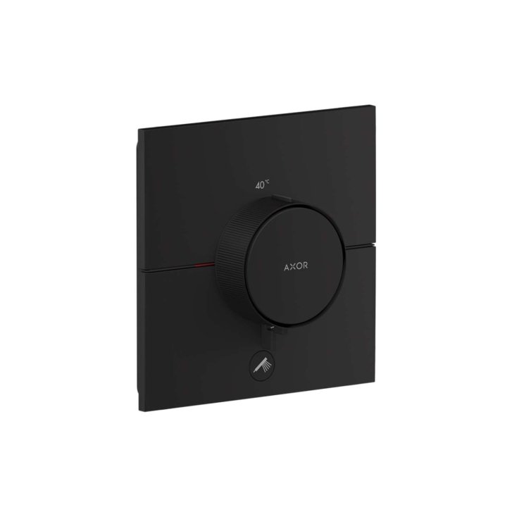 Axor ShowerSelect ID - Termostatická sprchová batéria pod omietku, HighFlow, matná čierna 36777670