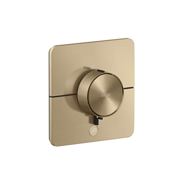 Axor ShowerSelect ID - Termostatická sprchová batéria pod omietku, HighFlow, kefovaný bronz 36778140