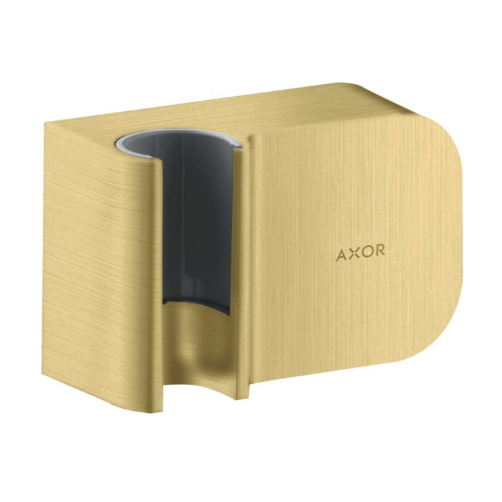 Axor One - Nástenné kolienko s držiakom, kefovaná mosadz 45723950
