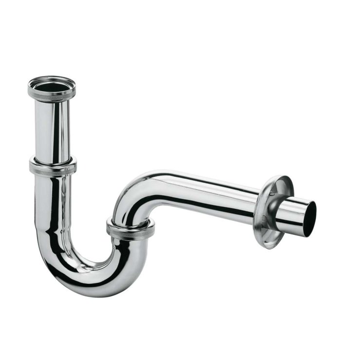 Kludi - Rúrkový sifón, štandardný model 1 1/4, chróm 1025005-00