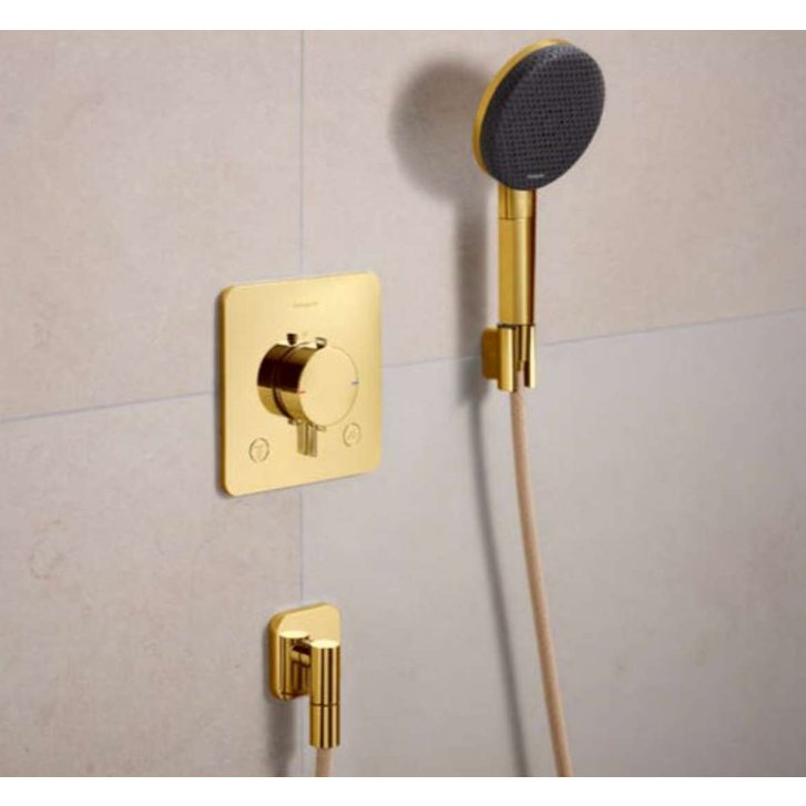 Hansgrohe Porter Fine - Držiak sprchy, leštený vzhľad zlata 28885990
