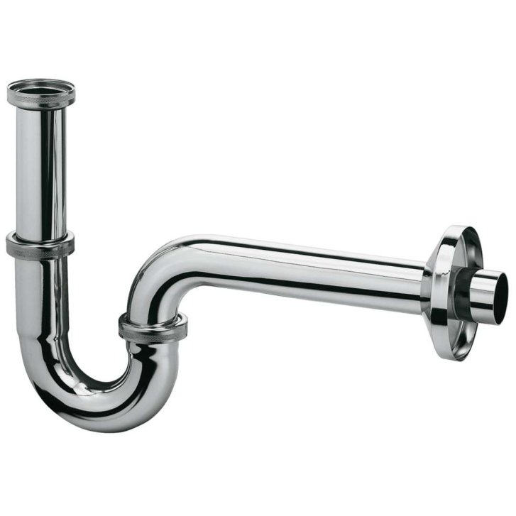Kludi - Rúrkový sifón, štandardný model 1 1/4, chróm 1026505-00