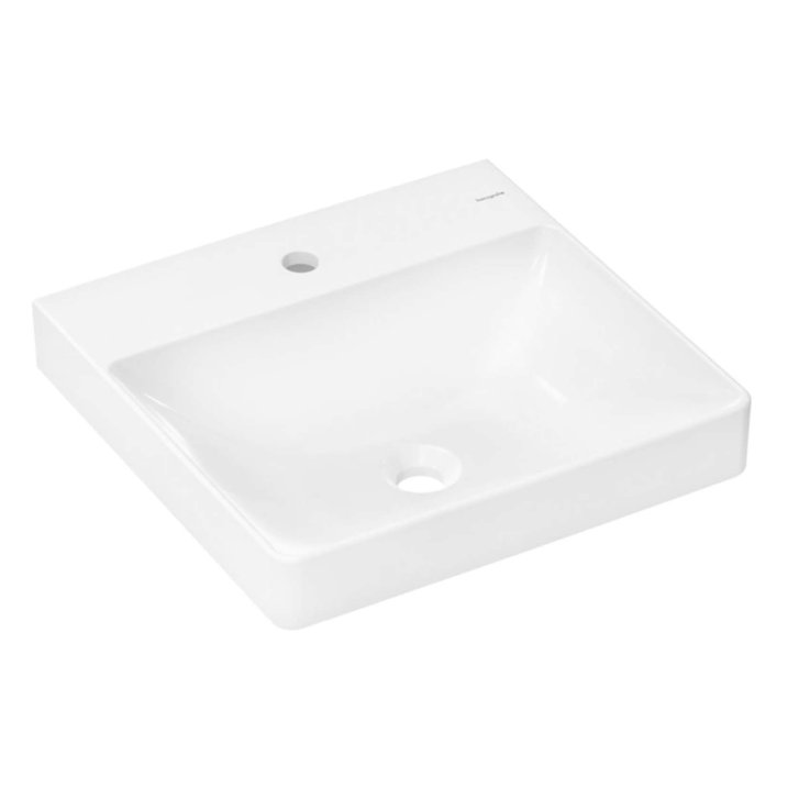 Hansgrohe Xelu Q - Umývadielko, 50x48 cm, bez prepadu, otvor na batériu, biela 60316450