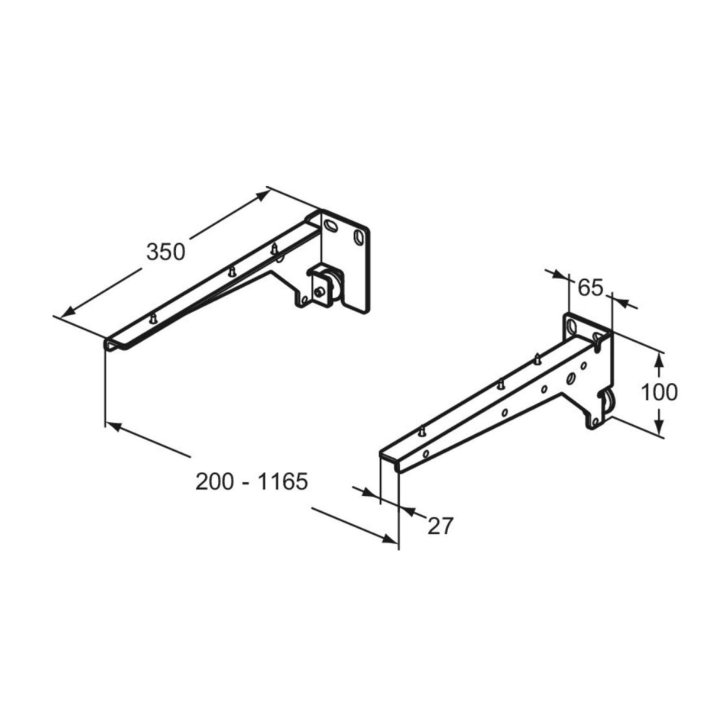 Ideal Standard i.Life - Podpera vrchnej dosky T6828NU