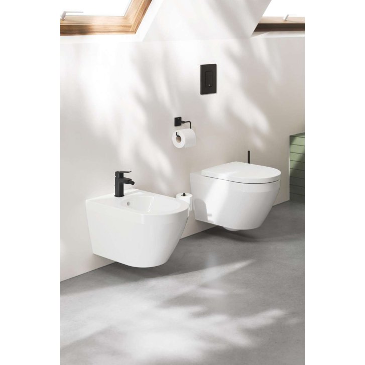 Grohe Dice - Bidetová batéria s výpusťou, matná čierna 1018772430