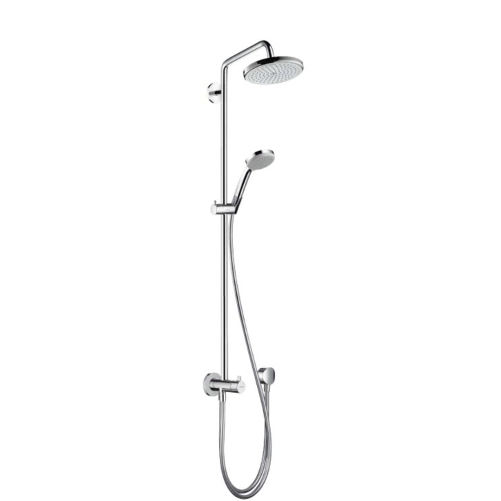 Hansgrohe Croma 220 - Sprchový set Reno, 22 cm, sprchové rameno 40 cm, 1 prúd, chróm 27224000