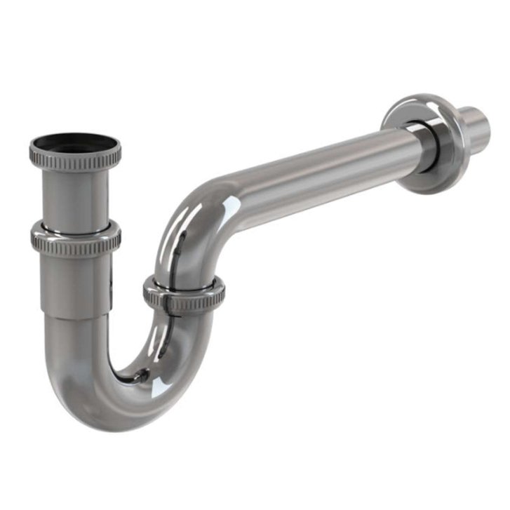 Alca - Sifón umývadlový, priemer 32 mm s prevlečnou maticou, kov A432