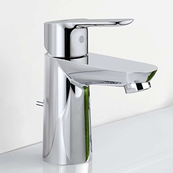 Grohe BauEdge - Umývadlová batéria s výpustom, chróm 23328000
