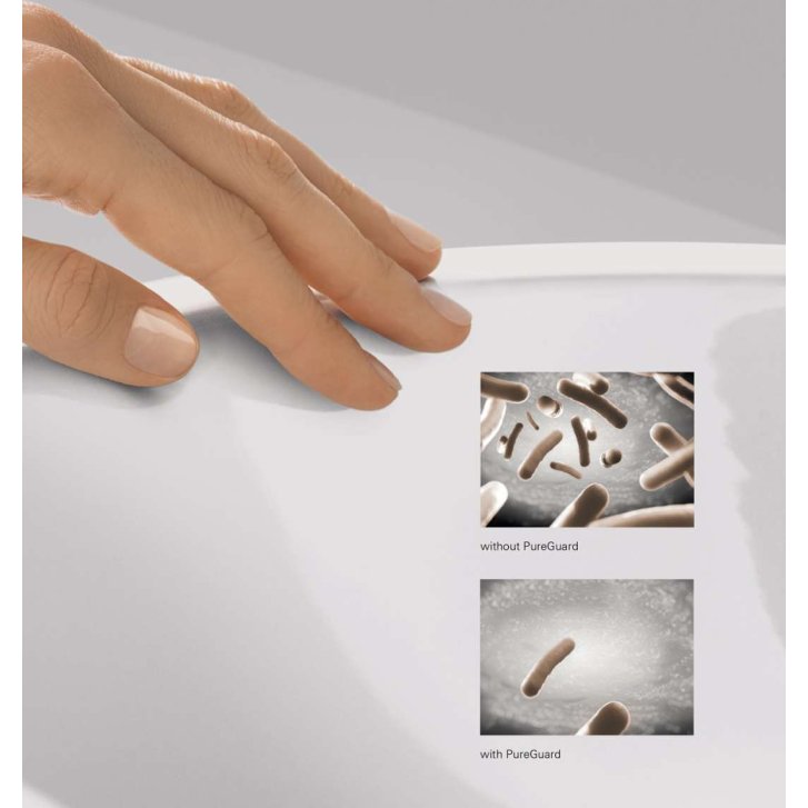 Grohe Cube Ceramic - Umývadlo s prepadom, 100x49 cm, PureGuard, alpská biela 3947500H