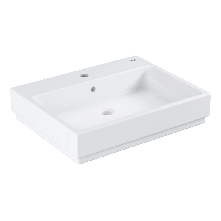 Grohe Cube Ceramic - Umývadlo s prepadom, 60x49 cm, PureGuard, alpská biela 3947700H