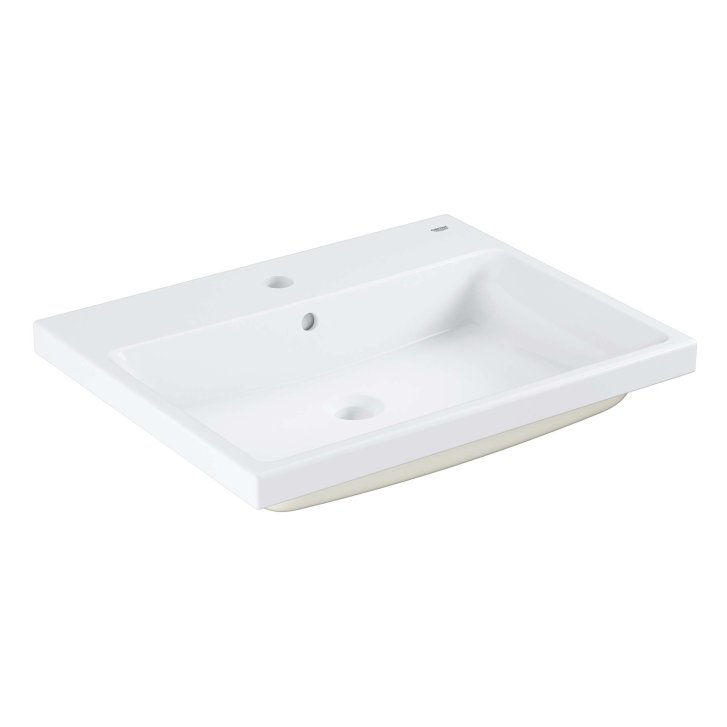 Grohe Cube Ceramic - Umývadlo zápustné, 61x49 cm, PureGuard, alpská biela 3947900H