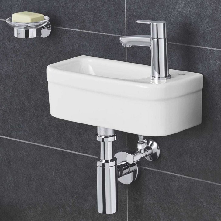 Grohe Euro Ceramic - Umývadielko, 37x18 cm, alpská biela 39327000