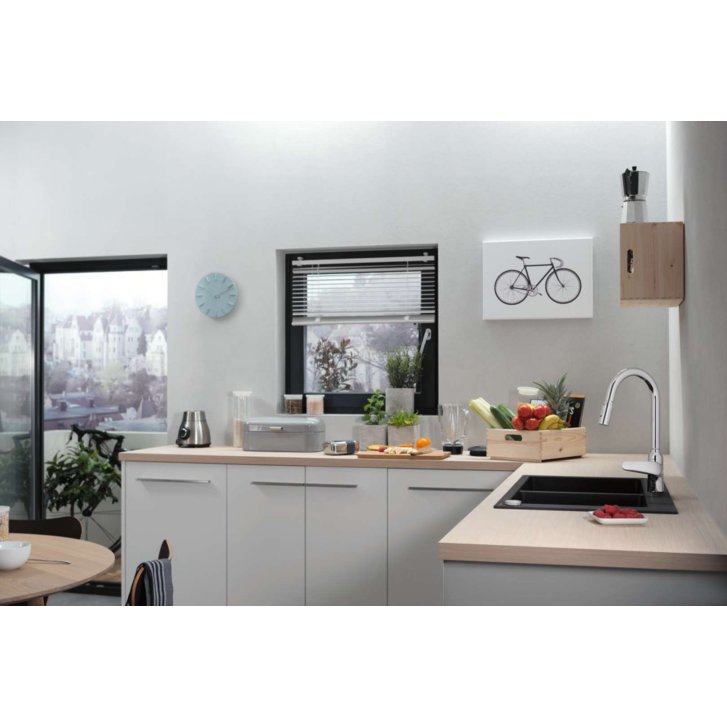 Hansgrohe Focus M42 - Drezová batéria M429-H220 s výsuvnou spŕškou, chróm 71800000