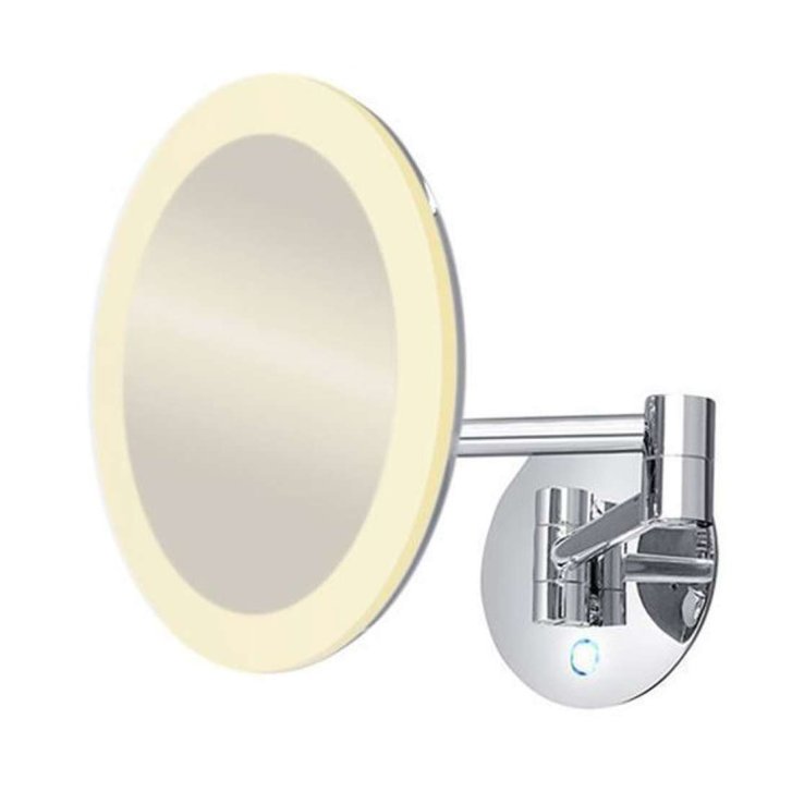 Nimco - Kozmetické zrkadlo nástenné s LED osvetlením, chróm ZK 20265P-26