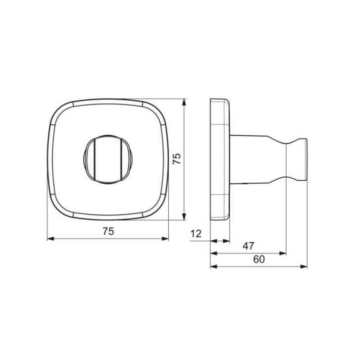 Hansa Living - Držiak sprchy, chróm 44440183