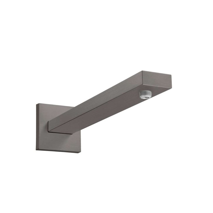 Hansgrohe - Sprchové rameno 39 cm, kefovaný čierny chróm 27694340