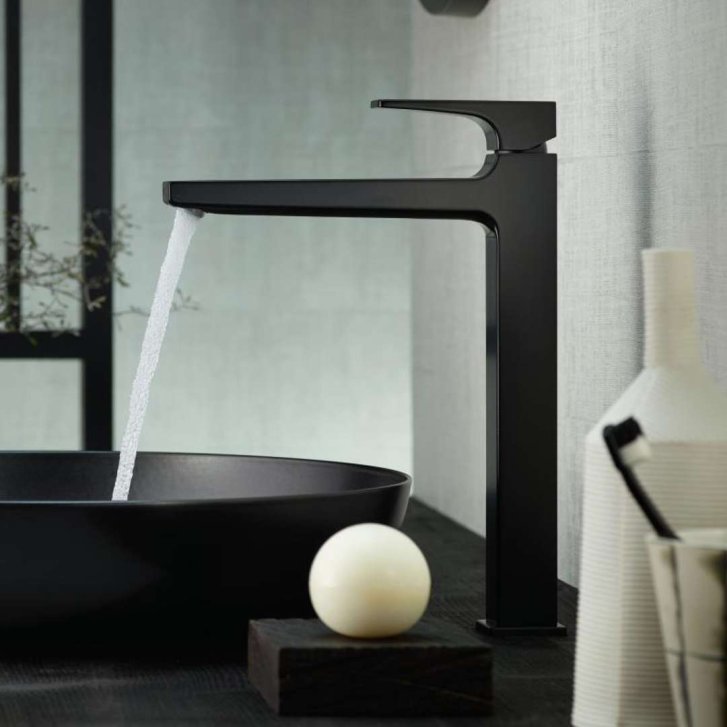 Hansgrohe Metropol - Umývadlová batéria s výpustom Push-Open, matná čierna 32512670
