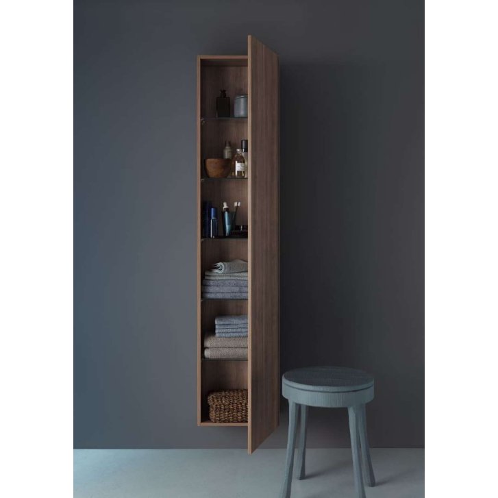 Duravit DuraStyle - Skrinka vysoká 180x40x24 cm, pravá, lesklá biela DS1228R2222