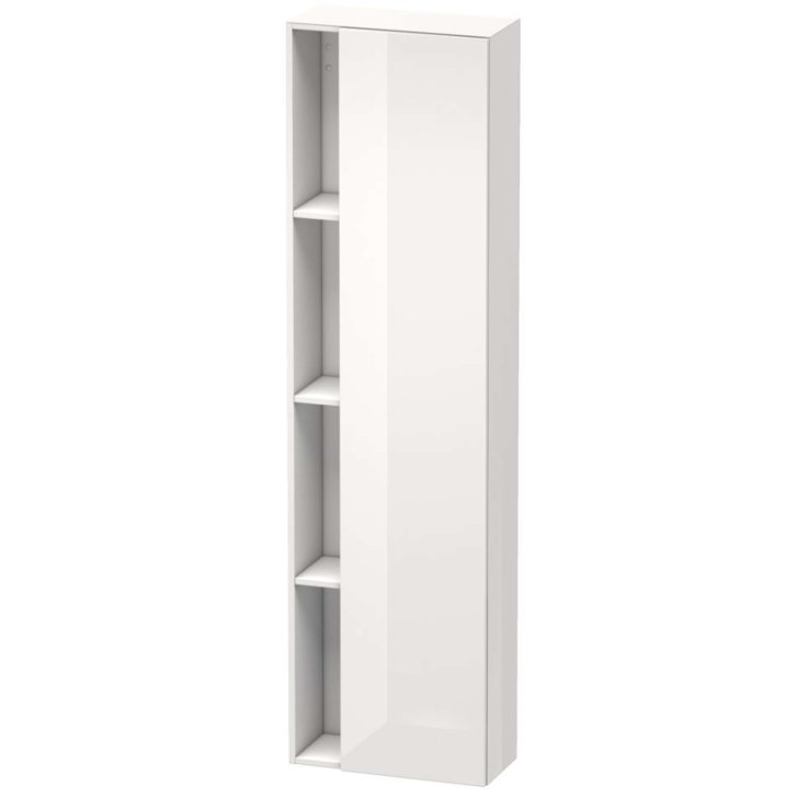 Duravit DuraStyle - Skrinka vysoká 180x50x24 cm, pravá, lesklá biela DS1248R2222