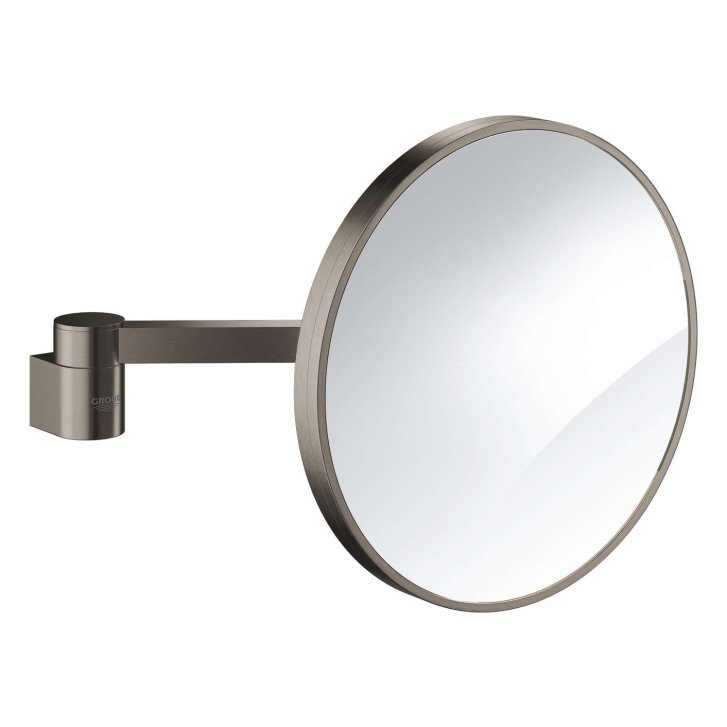 Grohe Selection - Kozmetické zrkadlo, kefovaný Hard Graphite 41077AL0