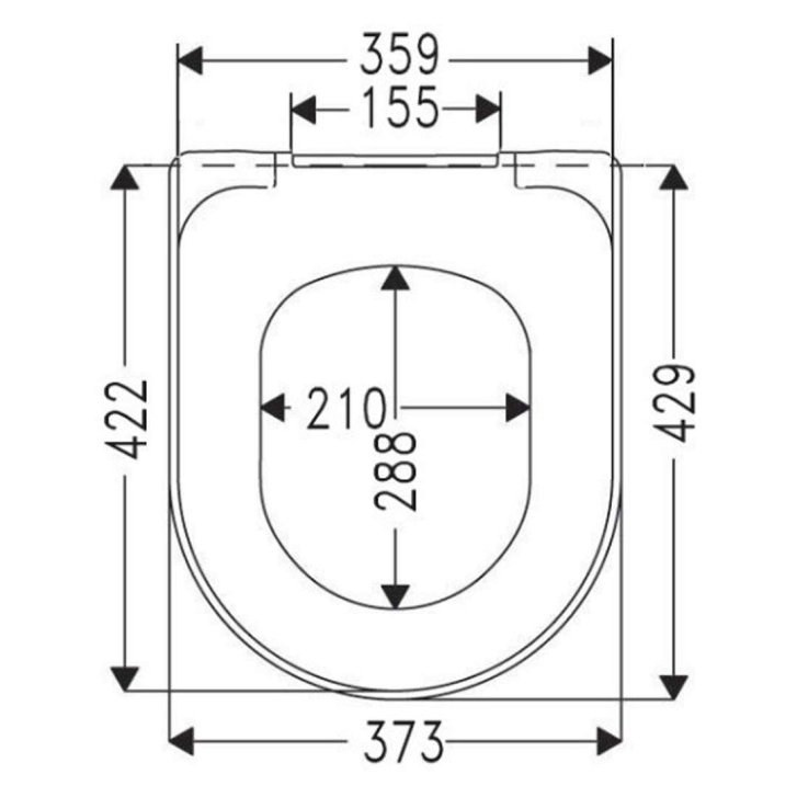 Villeroy & Boch Avento - WC doska, SoftClosing, alpská biela 9M77C101