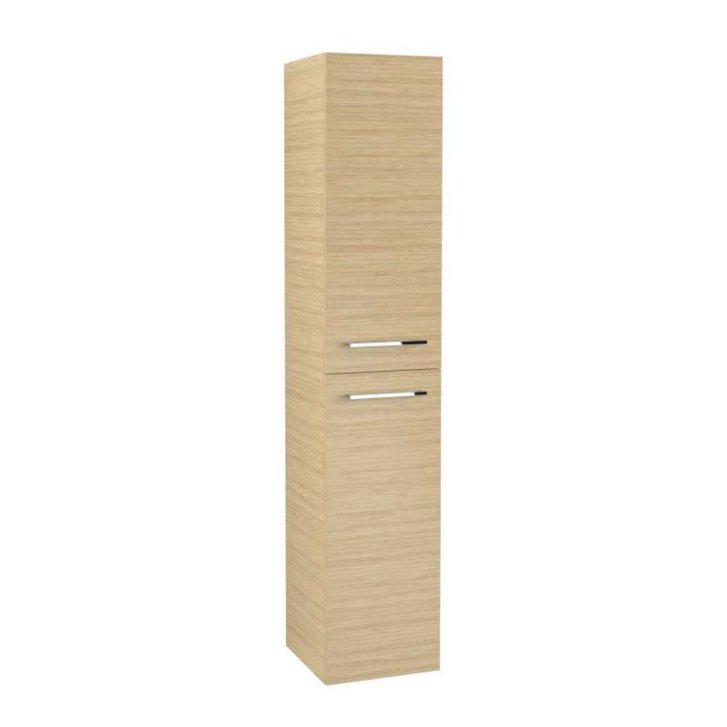 Villeroy & Boch Avento - Skrinka vysoká, 35x176x37 cm, 2 dvierka, Nordic Oak A89400VJ
