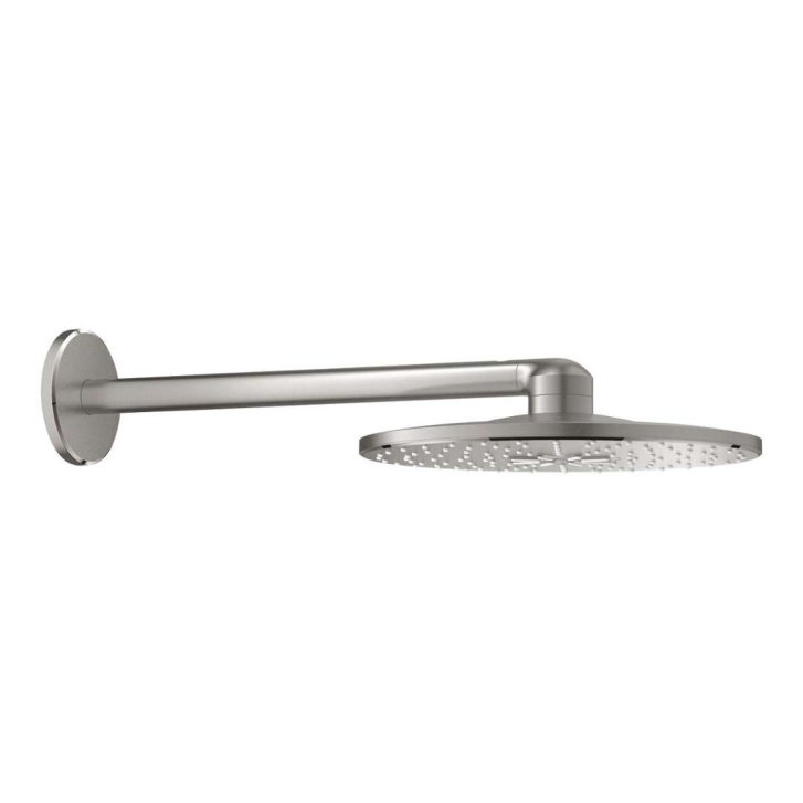 Grohe Rainshower SmartActive - Hlavová sprcha 310, sprchové rameno 43 cm, 2 prúdy, supersteel 26475DC0