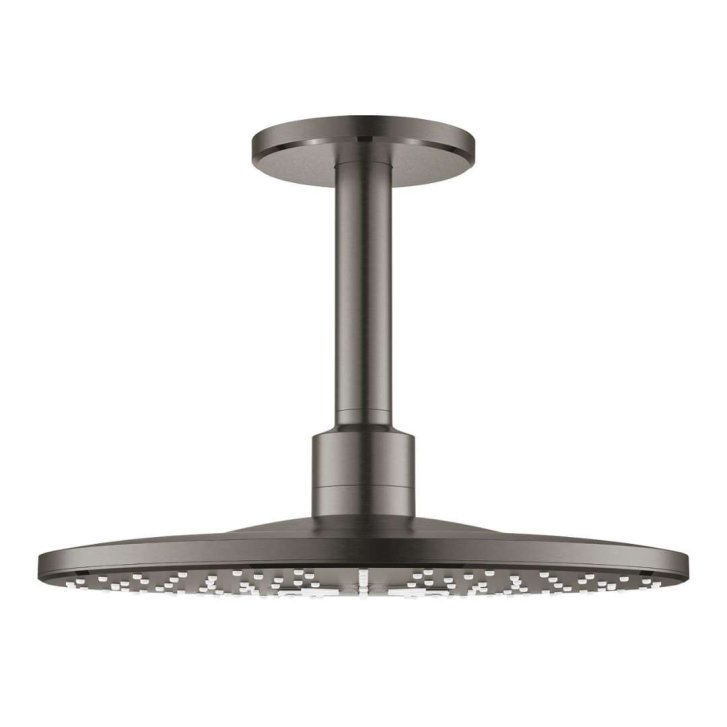 Grohe Rainshower SmartActive - Hlavová sprcha 310, sprchové rameno 14 cm, 2 prúdy, kefovaný Hard Graphite 26477AL0