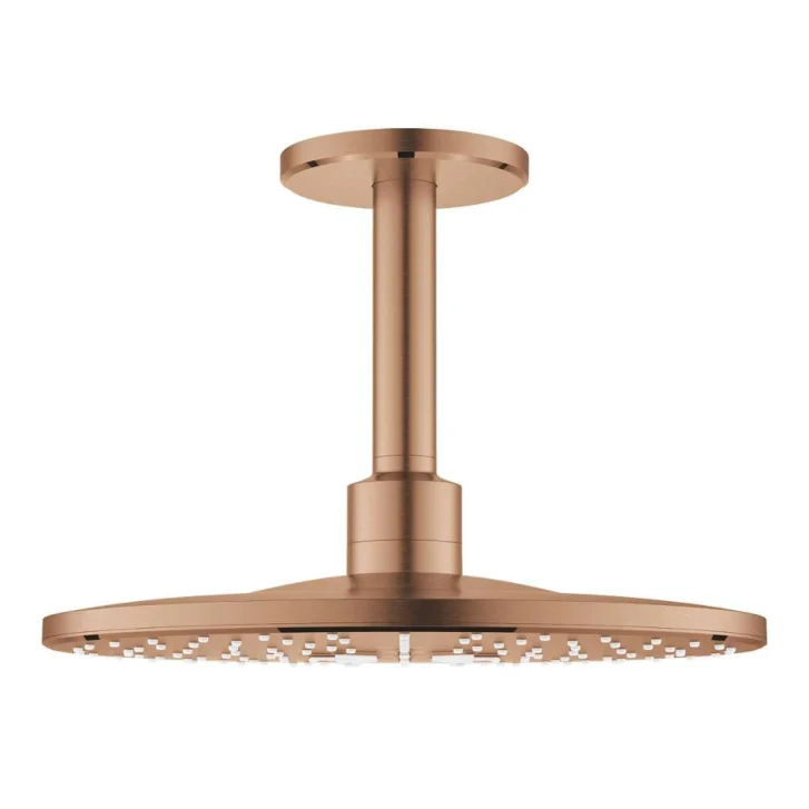 Grohe Rainshower SmartActive - Hlavová sprcha 310, sprchové rameno 14 cm, 2 prúdy, kefovaný Warm Sunset 26477DL0