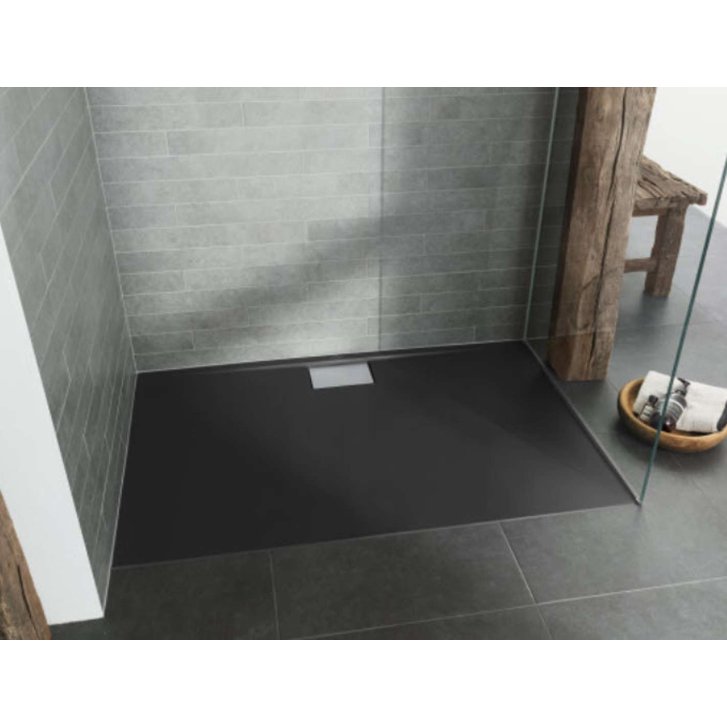 Villeroy & Boch Architectura MetalRim - Sprchová vanička, 80x120 cm, antracit UDA1280ARA215V-1S