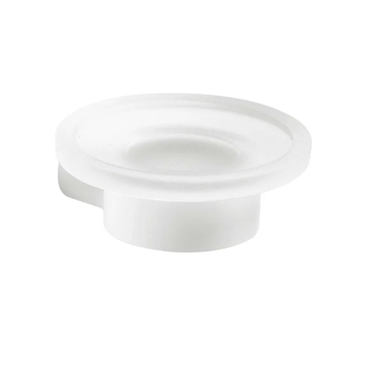 Sapho Gedy Pirenei - Mydlovnička s držiakom, biela mat/sklo satin PI1102