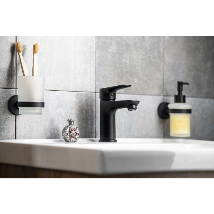 Aqualine Lotta - Umývadlová batéria, čierna matná LT602B