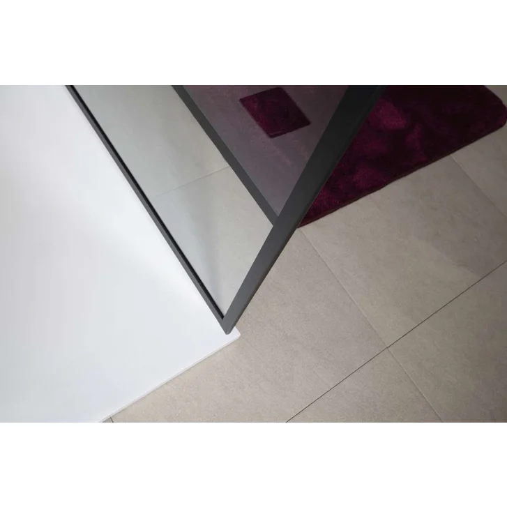 Gelco Cure Black - Sprchová zástena 120x200 cm, čierna mat/číre sklo CB120
