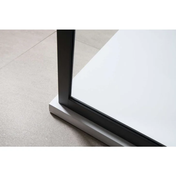 Gelco Cure Black - Sprchová zástena 120x200 cm, čierna mat/číre sklo CB120
