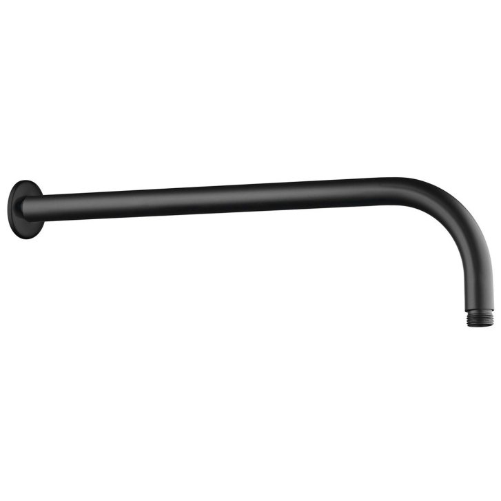 Aqualine - Sprchové rameno, dĺžka 35 cm, čierna mat T05