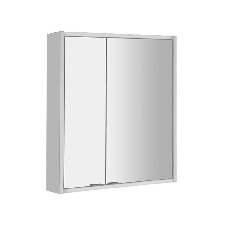 Sapho Batu - Zrkadlová skrinka s LED osvetlením, 60x71x15 cm, biela 1141120