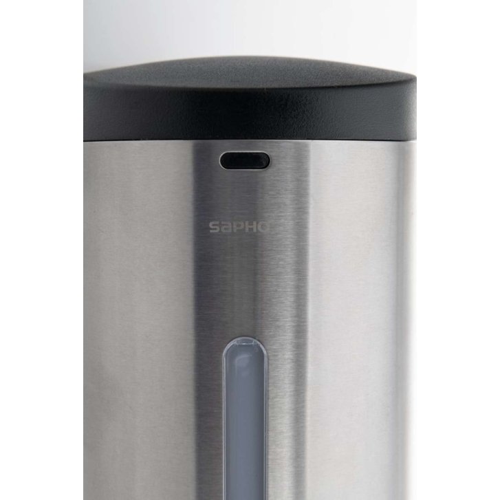Sapho - Zásobník tekutého mydla bezdotykový, 650 ml, nerez SE071