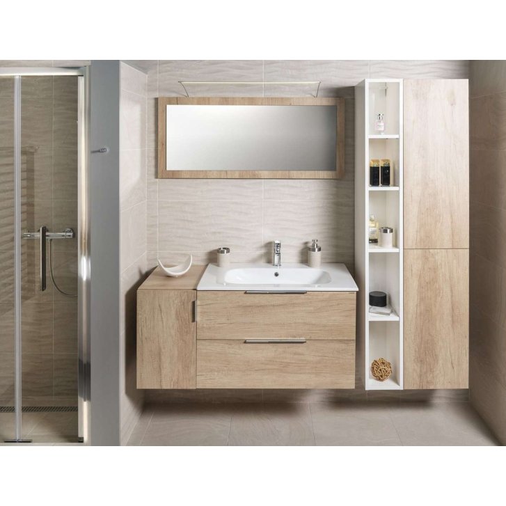 Sapho Espace - Otvorená policová skrinka, 20x172x32 cm, borovica rustik ESC100-1616