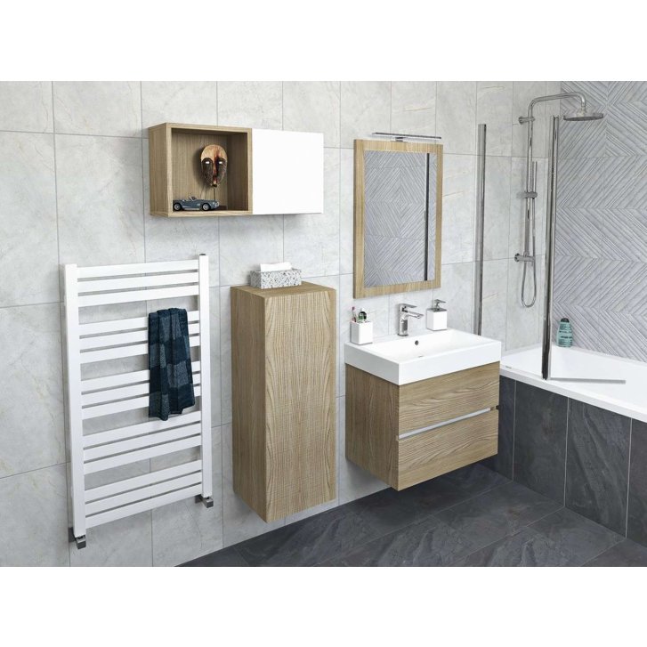 Sapho Espace - Skrinka 35x35x22 cm, 1 dvierka L/P, matná biela ESC830-3131